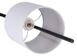Lampadar LED TOKYO 1xE27/40W/230V + LED/3W negru/alb