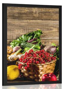 Poster fructe si legume proaspete