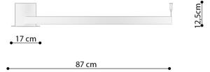 Plafonieră LED RIO LED/50W/230V CRI90 3000K d. 78 cm auriu Thoro TH.224