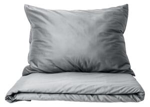 Lenjerie de pat din bumbac satinat - Light grey | 140 x 200 cm / 70 x 90 cm