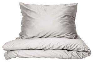 Lenjerie de pat din bumbac satinat - Silver | 140 x 200 cm / 70 x 90 cm