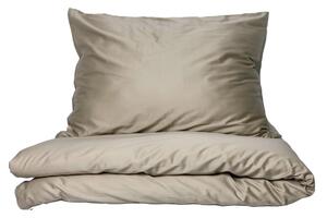 Lenjerie de pat din bumbac satinat - Sand | 140 x 200 cm / 70 x 90 cm