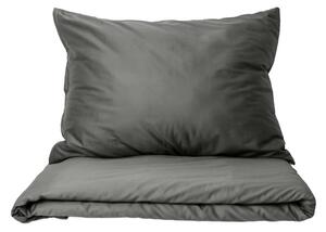 Lenjerie de pat din bumbac satinat - Stone grey | 140 x 200 cm / 70 x 90 cm