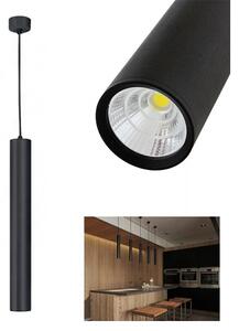Lustra decorativa LED 8W, suspendata, lungime maxima 100 cm, design minimalist
