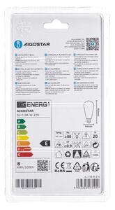 Bec LED ST64 E27/8W/230V 2700K - Aigostar