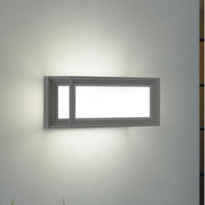 Brilagi - Aplică de perete pentru exterior PARKER 1xE27/60W/230V gri IP44