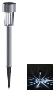 Aigostar - Lampă solară LED, 2 V, IP44, 40 mAh, crom mat