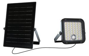 Proiector solar LED reglabil 10W 3,7V 4000/6000K IP65 cu senzor + DO
