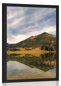 Poster lac sub dealuri