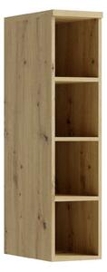 Biblioteca CANDY1 C11, stejar artisan, PAL, 25x38x103 cm