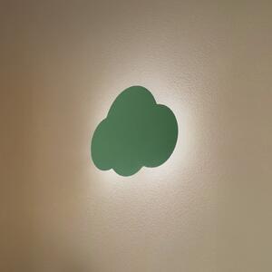 TK Lighting Aplică de perete Cloud, verde, metal, 38 cm lățime, 2 becuri, G9, reglabil, Verde, Camera de zi / sufragerie, Metal, Viața tânără