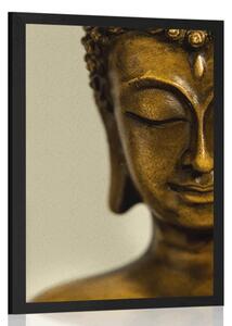 Poster capul lui Buddha din bronz