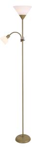 Brilagi - Lampadar ARIANA 1xE27/100W/230V + 1xE14/25W auriu