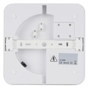 Brilagi - Corp de iluminat LED de exterior cu senzor BENE, 18 W, 230 V, 22 x 22 cm, alb, IP54