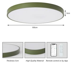 Brilagi-LED Lampă LED reglabilă SMART pentru piscină, 128 W, 230 V, 100 cm, Wi-Fi Tuya + telecomandă, verde