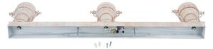 Brilagi - Plafonieră PYRONIC 3xE27/40W/230V crem/patină