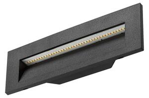 Rabalux 77190 - Aplica de perete pentru exterior KAVALA, LED 6W, 230V, IP65, negru