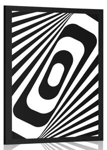 Poster iluzie în alb-negru