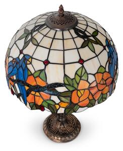 Brilagi - Lampă de masă Tiffany JUNGLE din vitralii 2xE27/60W/230V