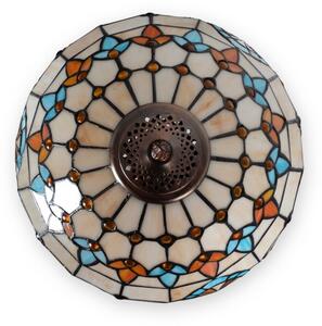 Brilagi - Lampă de masă în stil Tiffany cu vitralii MIRABELLA 2xE27/60W/230V