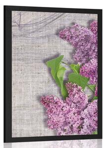 Poster floare de liliac pe pânză