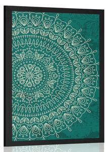 Poster Mandala pictată manual