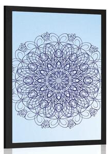 Poster Mandala florală abstractă