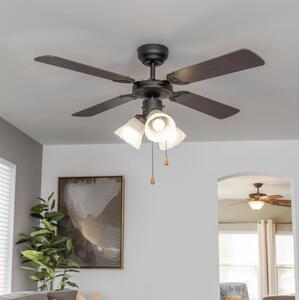 Ventilator de tavan ZEVENTI ZURRIOLA 3xE27/60W/230V