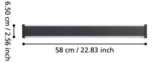 Aplică LED de exterior Eglo 900677 NEVIANO 2xLED/7W/230V 3000K IP55