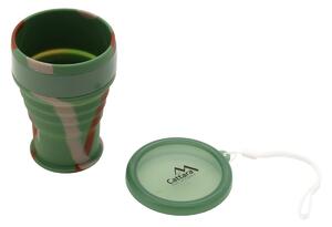Cupa de silicon pliabilă Cattara Army, 350 ml