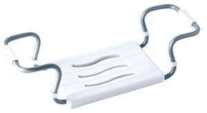 Spirella Scaun de baie reglabil, alb, 50-65 cm