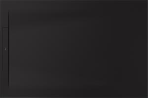 Roca Pyros cădiță de duș dreptunghiulară cu sifon 140x90 cm negru AP90157838403400