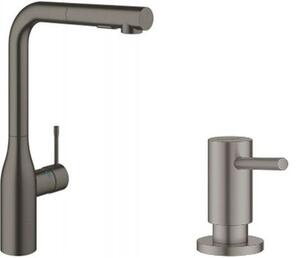 Set baterie bucătărie Grohe Essence 30270AL0, dozator de lichid Grohe Cosmopolitan 40535AL0