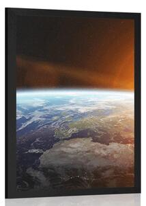 Poster vedere la planetă din univers