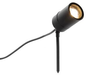 Spot inteligent modern negru IP44 incl. WiFi GU10 - Solo