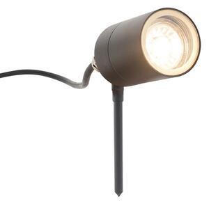Spot inteligent modern antracit IP44 incl. WiFi GU10 - Solo