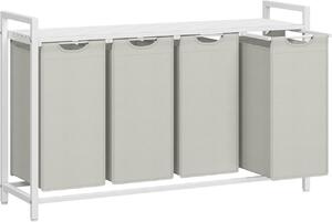 Cos de rufe Vasagle Alb 115.6x33x72.5 cm