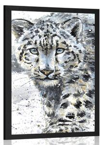 Poster leopardul desenat