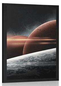 Poster planete în galaxie