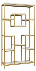 Biblioteca Aduti Pako World Auriu 90x34x182 cm