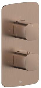 KFA Armatura Malaga Rose Gold baterie de duș ascuns cu termostat || 5759-001-34