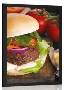 Poster hamburger american