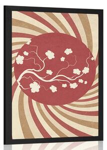 Poster fundal grunge asiatic