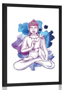 Poster ilustrația a lui Buddha