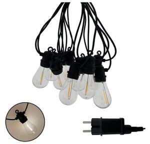 Ghirlandă decorativă LED pentru exterior, 10 LED, 0,36 W, 230 V, 8 m, IP44, negru