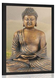 Poster Statuia lui Buddha în poziție de meditație