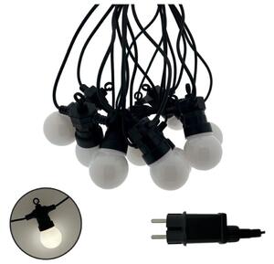 Ghirlandă decorativă LED pentru exterior 10xLED/0,36W/230V 4,5 m IP44 neagră