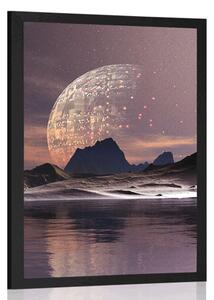Poster peisaj futurist