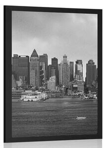 Poster New York unic în design alb-negru