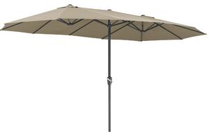 Deuba Umbrelă de soare de grădină XXL - taupe